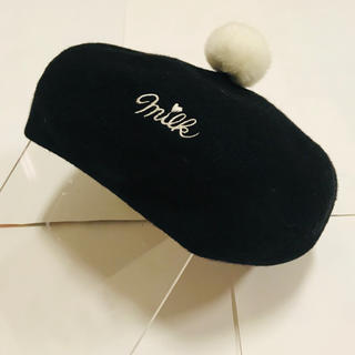 ミルク(MILK)のMILK ベレー帽(ハンチング/ベレー帽)