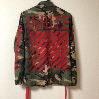 オフホワイト(OFF-WHITE)のOFF-WHITE オフホワイト ミリタリージャケット 迷彩(ミリタリージャケット)