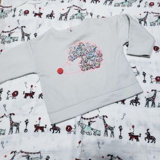 ザラキッズ(ZARA KIDS)のZARA baby girl ハリネズミ柄トレーナー☆ZARAkids mini(トレーナー)