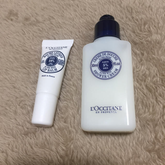 L'OCCITANE(ロクシタン)のロクシタン  リップクリーム&シャワークリーム コスメ/美容のスキンケア/基礎化粧品(リップケア/リップクリーム)の商品写真