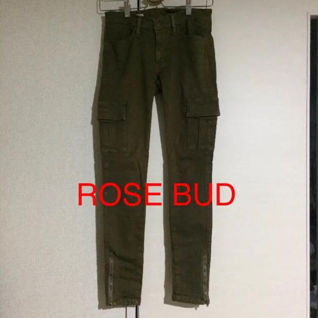 ROSE BUD(ローズバッド)の【値下げ】ROSE BUD ローズバッド スキニーパンツ カーゴパンツ レディースのパンツ(スキニーパンツ)の商品写真