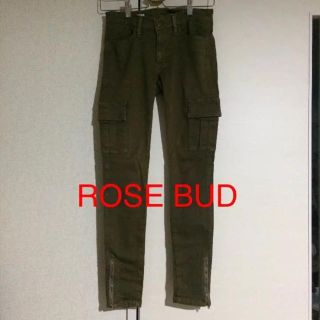 ローズバッド(ROSE BUD)の【値下げ】ROSE BUD ローズバッド スキニーパンツ カーゴパンツ(スキニーパンツ)