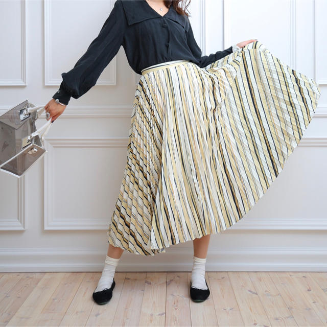 LagunaMoon(ラグナムーン)のラグナムーン プリーツスカート レディースのスカート(ロングスカート)の商品写真