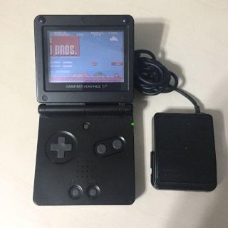 ゲームボーイアドバンス(ゲームボーイアドバンス)の【中古・送料込】ゲームボーイアドバンスSP 本体・充電器付 任天堂(携帯用ゲーム機本体)