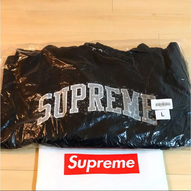 Supreme Water Arc Hooded Lサイズ 黒パーカー