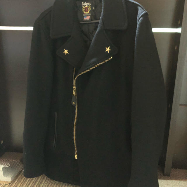 schott(ショット)のショット ライダースPコート メンズのジャケット/アウター(ライダースジャケット)の商品写真
