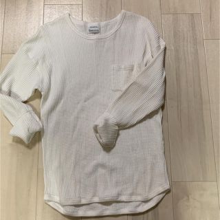 トゥデイフル(TODAYFUL)のTodayful...ワッフルT  White(カットソー(長袖/七分))