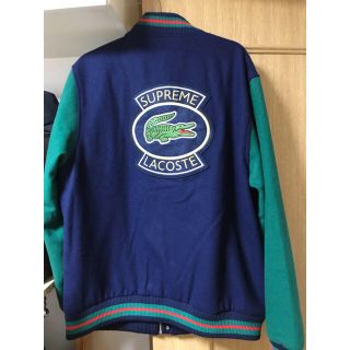 シュプリーム(Supreme)のsupreme LACOSTE varsity jacket(スタジャン)