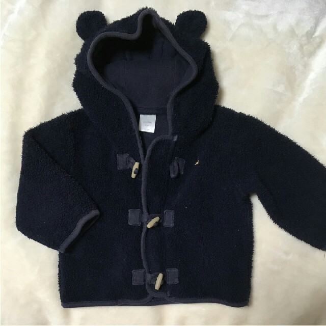 babyGAP(ベビーギャップ)の【babyGAP】クマ耳上着＆シャツ　80 キッズ/ベビー/マタニティのベビー服(~85cm)(ジャケット/コート)の商品写真