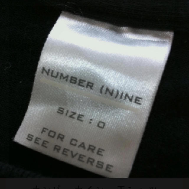 NUMBER (N)INE(ナンバーナイン)のナンバーナインＴシャツ レディースのトップス(Tシャツ(半袖/袖なし))の商品写真