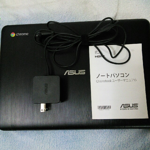 ノートPC週末最終値下げ Chronebook ASUS C300M 黒　日本語キーボード