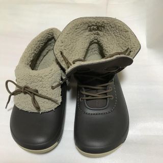 クロックス(crocs)の未使用 クロックス ブーツ 茶 M11 29cm(ブーツ)