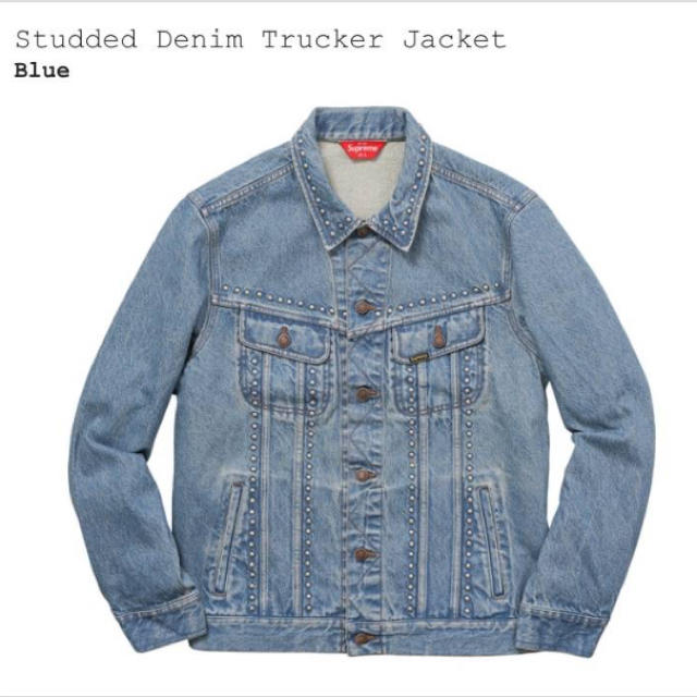 Supreme(シュプリーム)のsupreme studded denim trucker jacket メンズのジャケット/アウター(Gジャン/デニムジャケット)の商品写真