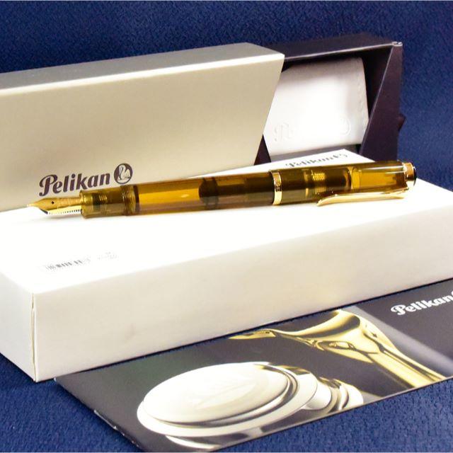 Pelikan(ペリカン)のクラシック M200 万年筆  コニャック インテリア/住まい/日用品の文房具(ペン/マーカー)の商品写真