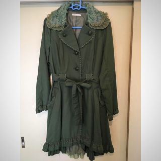 アクシーズファム(axes femme)のaxes femme コート フリルコート 美品(トレンチコート)