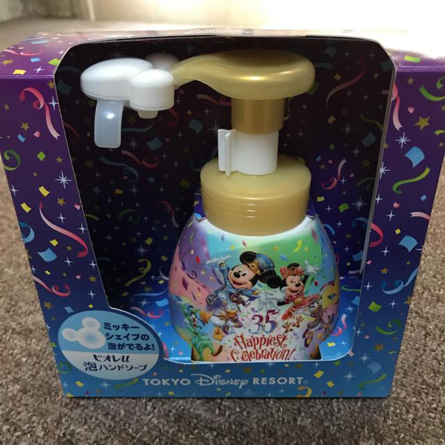 Disney(ディズニー)の専用ページ！35周年♡新品 ミッキーシェイプハンドソープ コスメ/美容のボディケア(ボディソープ/石鹸)の商品写真