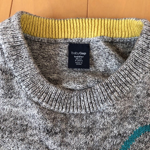 babyGAP(ベビーギャップ)のBaby gap  コットンセーターサイズ95 キッズ/ベビー/マタニティのキッズ服女の子用(90cm~)(ニット)の商品写真