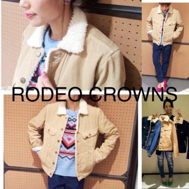 RODEO CROWNS - ロデオ クラウンズ 人気 完売 コーデュロイ ボア