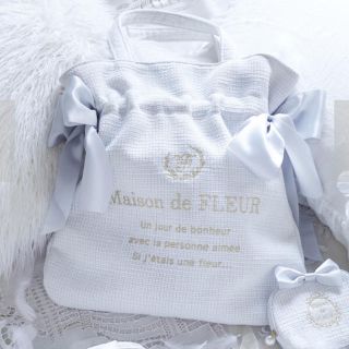 メゾンドフルール(Maison de FLEUR)のMaison de FLEUR CanCam1月号掲載まいまいコラボリボントート(トートバッグ)