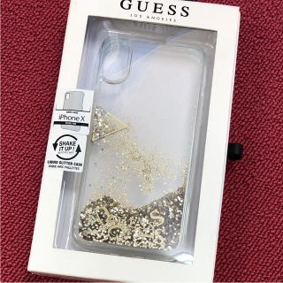 ゲス(GUESS)の専用になります！GUESS iPhoe X 携帯ケース ゴールド(iPhoneケース)