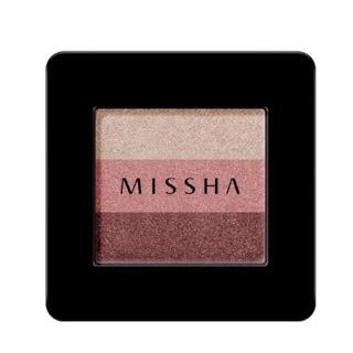 ミシャ(MISSHA)の（新品）ミシャ　トリプルシャドウ（No.6 マルサラレッド） MISSHA(アイシャドウ)