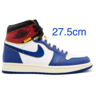 ナイキ(NIKE)のAIR JORDAN1 UNION 27.5 BLUE(スニーカー)