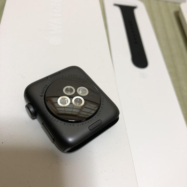 Apple Watch(アップルウォッチ)の専用です！apple watch 42mm ブラック 美品です。  メンズの時計(腕時計(デジタル))の商品写真