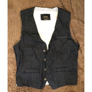 ザラ(ZARA)のZARA ザラ　デニムベスト M  15SS(ベスト)