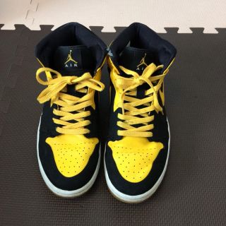 ナイキ(NIKE)のAIR JORDAN 1 MID 29cm DMP イエロー NIKE(スニーカー)