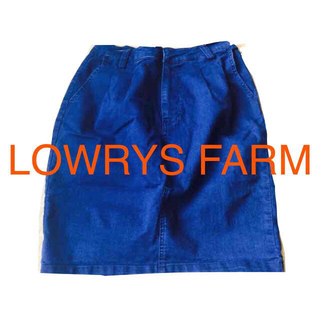 ローリーズファーム(LOWRYS FARM)のLOWRYS FARM デニムスカート(ひざ丈スカート)
