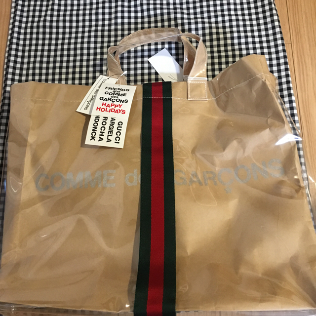 COMME des GARCONS - COMME des GARÇONS × GUCCI PVCバッグの通販 by 7億人の侍's shop