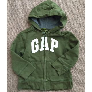 ベビーギャップ(babyGAP)のGAP baby パーカー 100 カーキ(ジャケット/上着)