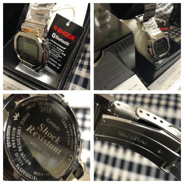 G-SHOCK(ジーショック)の専用 新品 CASIO G-SHOCK GMW-B5000D-1JF 銀 2個 メンズの時計(腕時計(デジタル))の商品写真