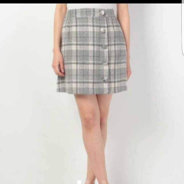 LD prime(エルディープライム)のLDプライム　台形スカート レディースのスカート(ミニスカート)の商品写真
