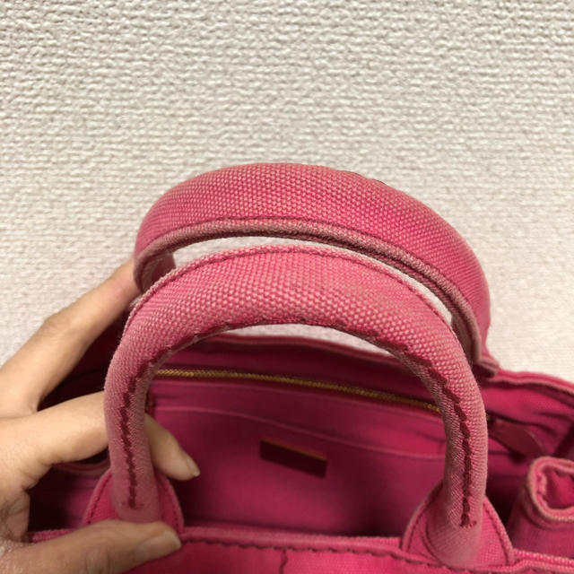 PRADA ピンク Sの通販 by ｜プラダならラクマ - プラダ カナパ 大得価特価