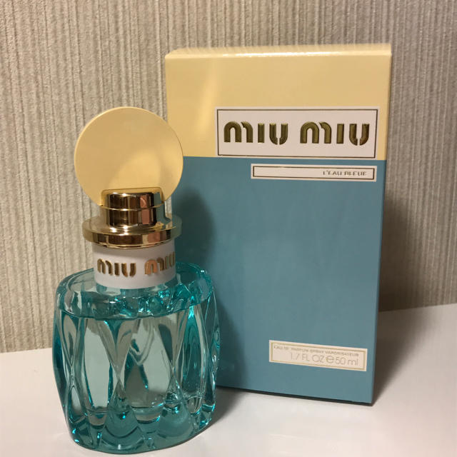 miumiu - 50ml miumiu/ミュウミュウ ロー ブルー オードパルファムの通販 by shop｜ミュウミュウならラクマ