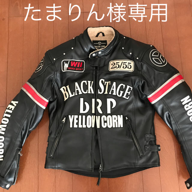 YeLLOW CORN(イエローコーン)のYELLOW CORN フェイクレザージャケット YB-9312 自動車/バイクのバイク(装備/装具)の商品写真