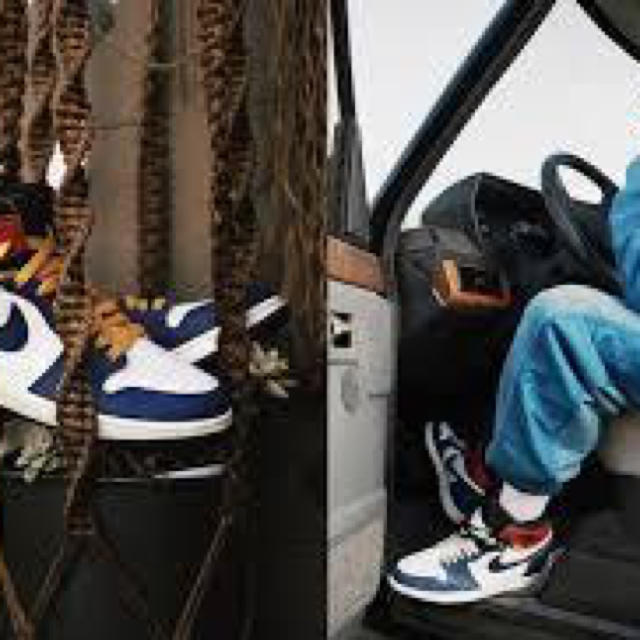 NIKE(ナイキ)の込 27.5 UNION AIR JORDAN 1 Blue Nike メンズの靴/シューズ(スニーカー)の商品写真