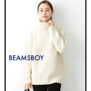 ビームスボーイ(BEAMS BOY)のBEAMSBOY☆手編み BIG タートル ニット(ニット/セーター)