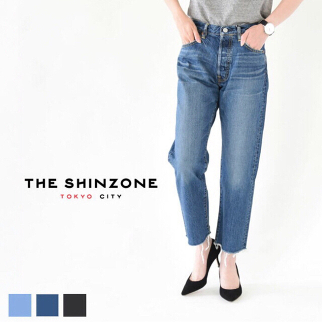 Shinzone(シンゾーン)のSHINZONE STRAIGT デニムパンツ36 Leeリーバイス レディースのパンツ(デニム/ジーンズ)の商品写真