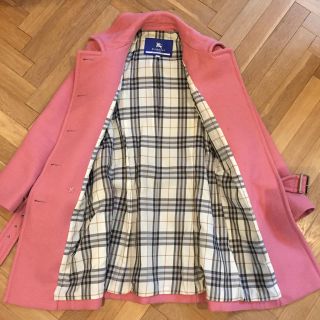 バーバリーブルーレーベル(BURBERRY BLUE LABEL)のBURBERRYブルーレーベル  ベルト付きウールコート(ロングコート)