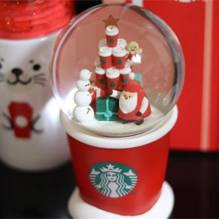 スターバックスコーヒー(Starbucks Coffee)のスタバ ホリデー 2018 クリスマス スノードーム(置物)