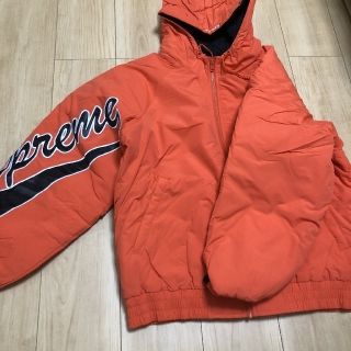 シュプリーム(Supreme)のsupreme sleeve script sideline jacket(ナイロンジャケット)