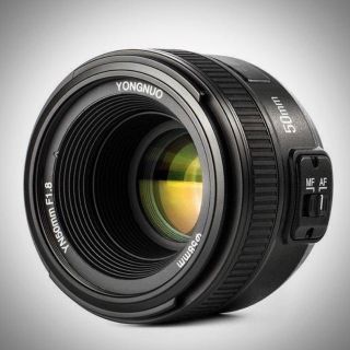 ニコン(Nikon)のNikon用 単焦点レンズ Yongnuo YN 50mm f/1.8(レンズ(単焦点))