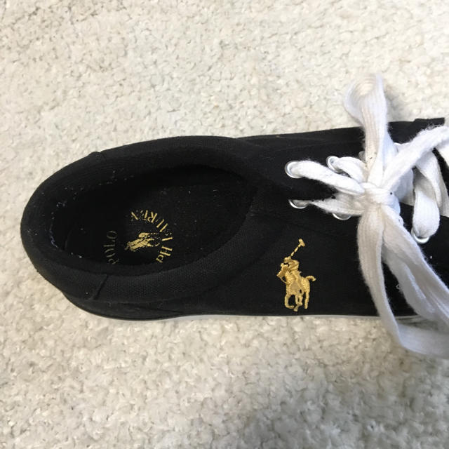 POLO RALPH LAUREN(ポロラルフローレン)のスニーカー  ポロ ラルフローレン クロ 26.0(M ii様専用) レディースの靴/シューズ(スニーカー)の商品写真