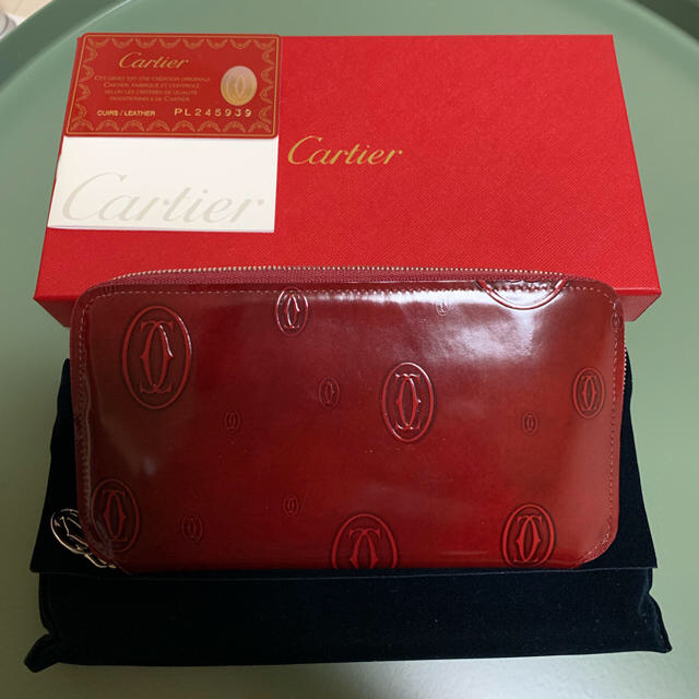 ファッション小物Cartier カルティエ ハッピーバースデー長財布