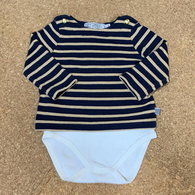 PETIT BATEAU(プチバトー)のプチバトー  キッズ/ベビー/マタニティのベビー服(~85cm)(ロンパース)の商品写真