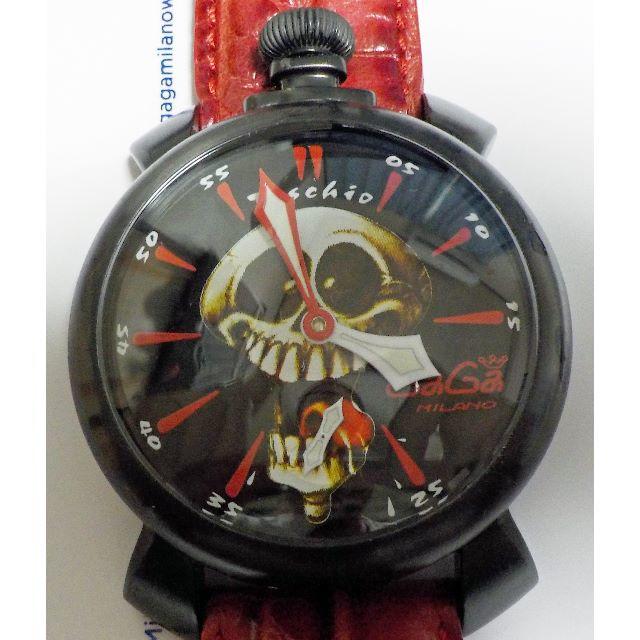 GaGa MILANO(ガガミラノ)のGaGa Milano　Tescスカル（48mm）　中古品 メンズの時計(腕時計(アナログ))の商品写真