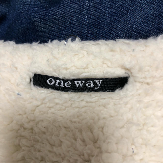 one*way(ワンウェイ)のone way♡裏ボアデニムジャケット レディースのジャケット/アウター(Gジャン/デニムジャケット)の商品写真