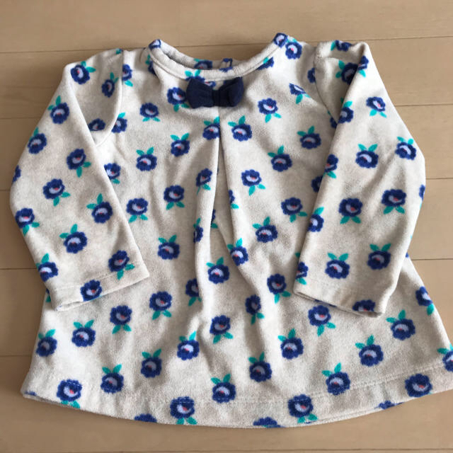 carter's(カーターズ)のカーターズ フリース 花柄 ヒョウ柄セット キッズ/ベビー/マタニティのベビー服(~85cm)(ニット/セーター)の商品写真